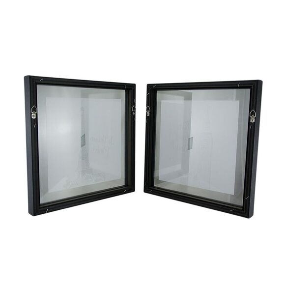 2 Pc. Live Love Travel Foiled Eiffel Tower/Big Ben Wall Hanging Set - Picture 3 of 6